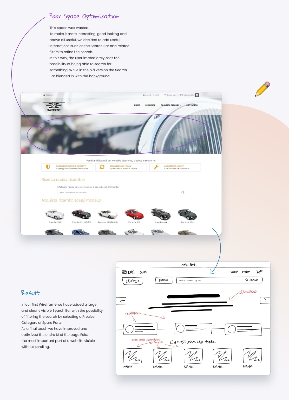 Homepage Wireframe Evolution