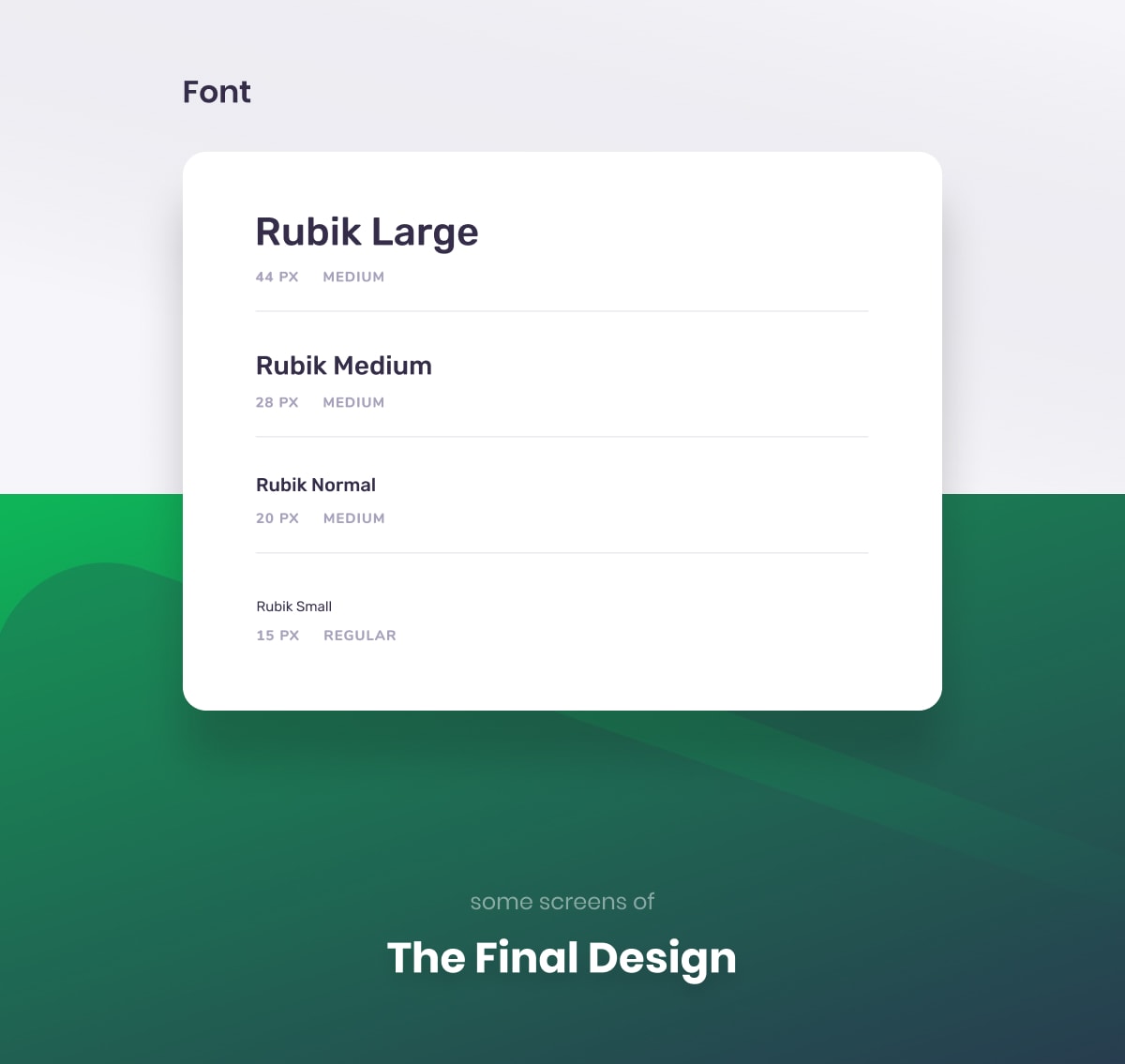 Typography Hierarchy