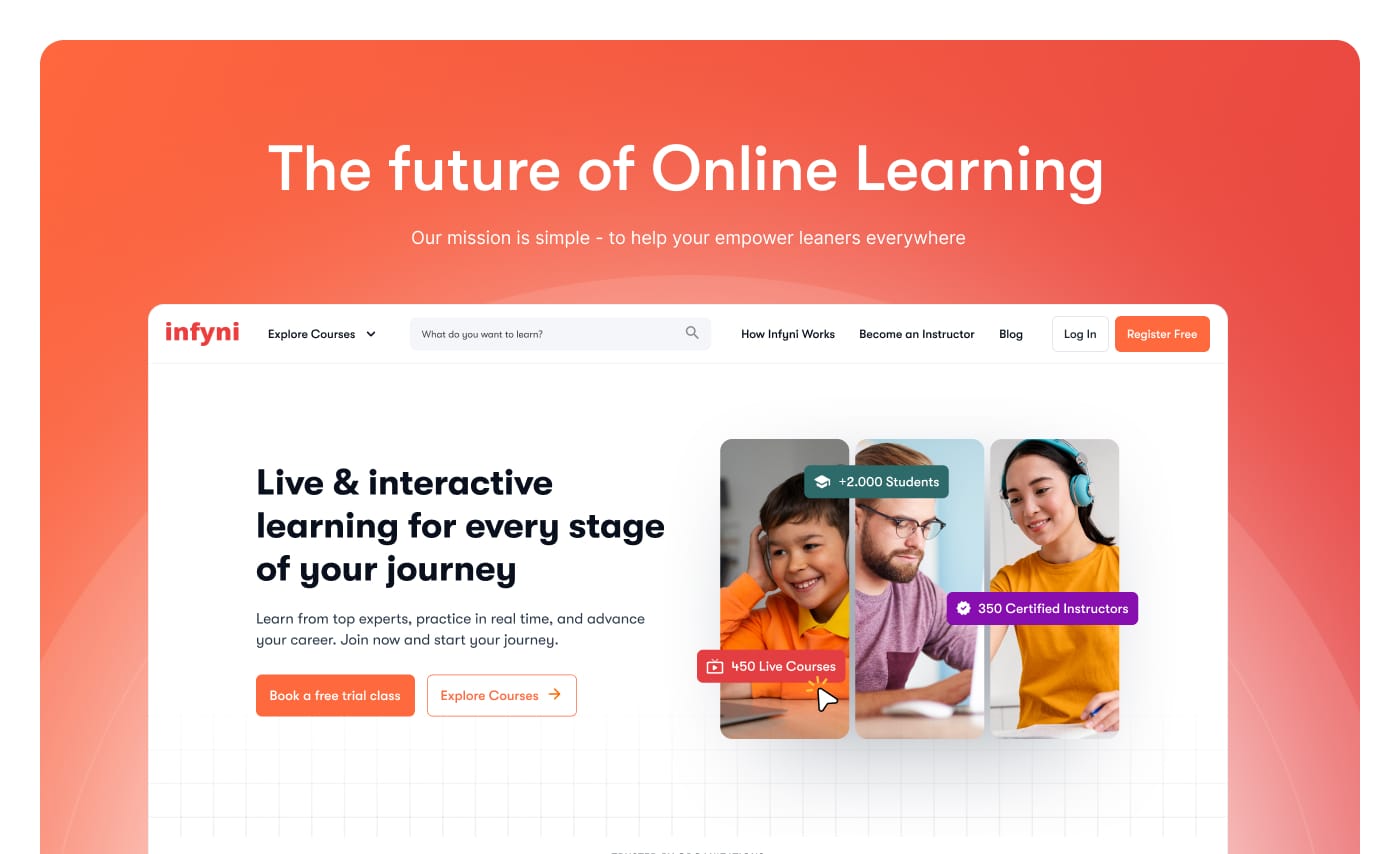 Infyni Homepage