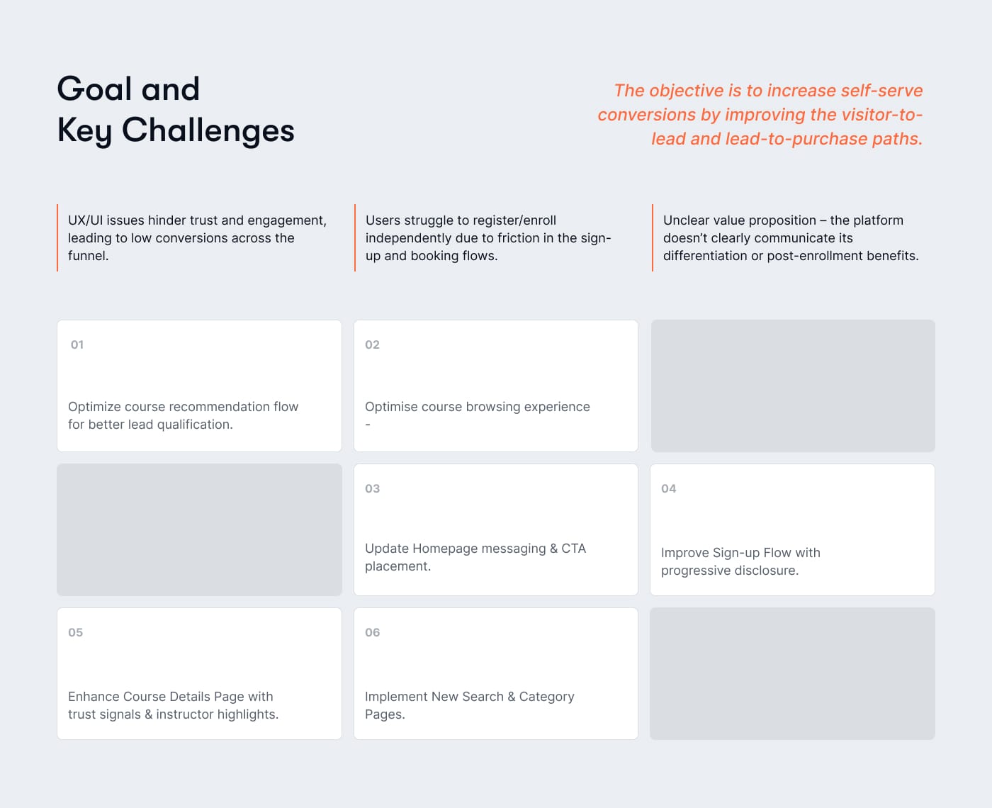 Goals and Key Challenges