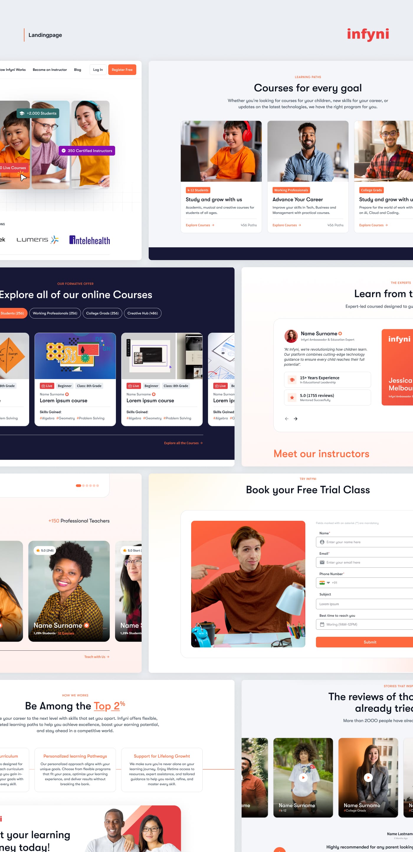 Homepage Design