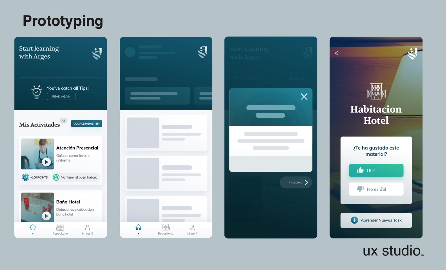 Interactive Prototypes and User Flows