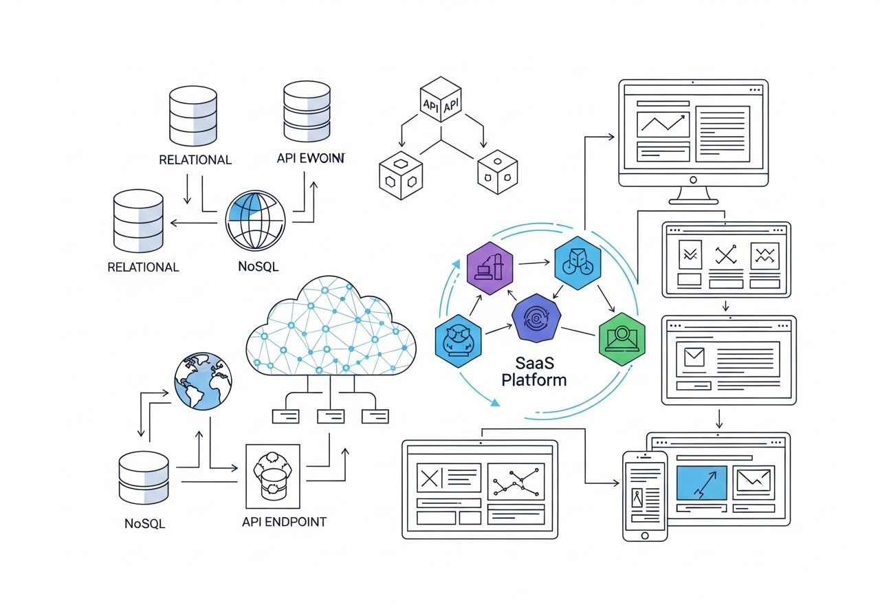 SaaS web application architecture