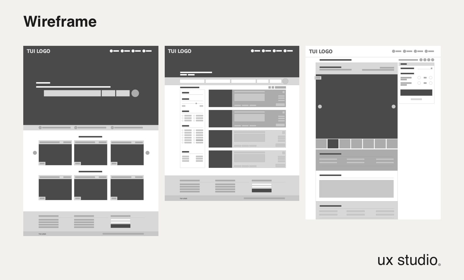 Low-Fidelity Wireframes